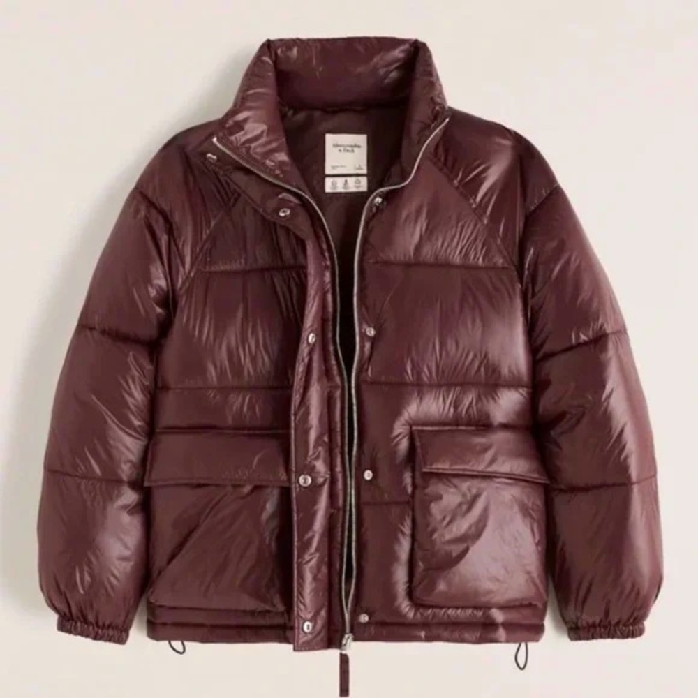 Abercrombie Oversized Utility Puffer Jacket NWOT